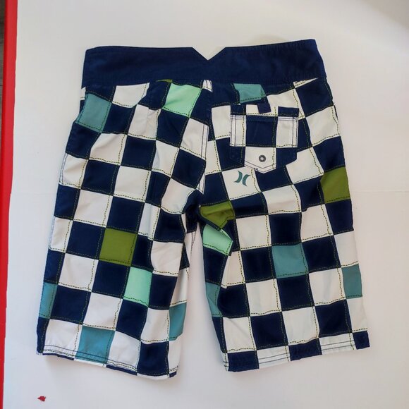Hurley board short men's size 30 multi-colour check - Picture 3 of 13